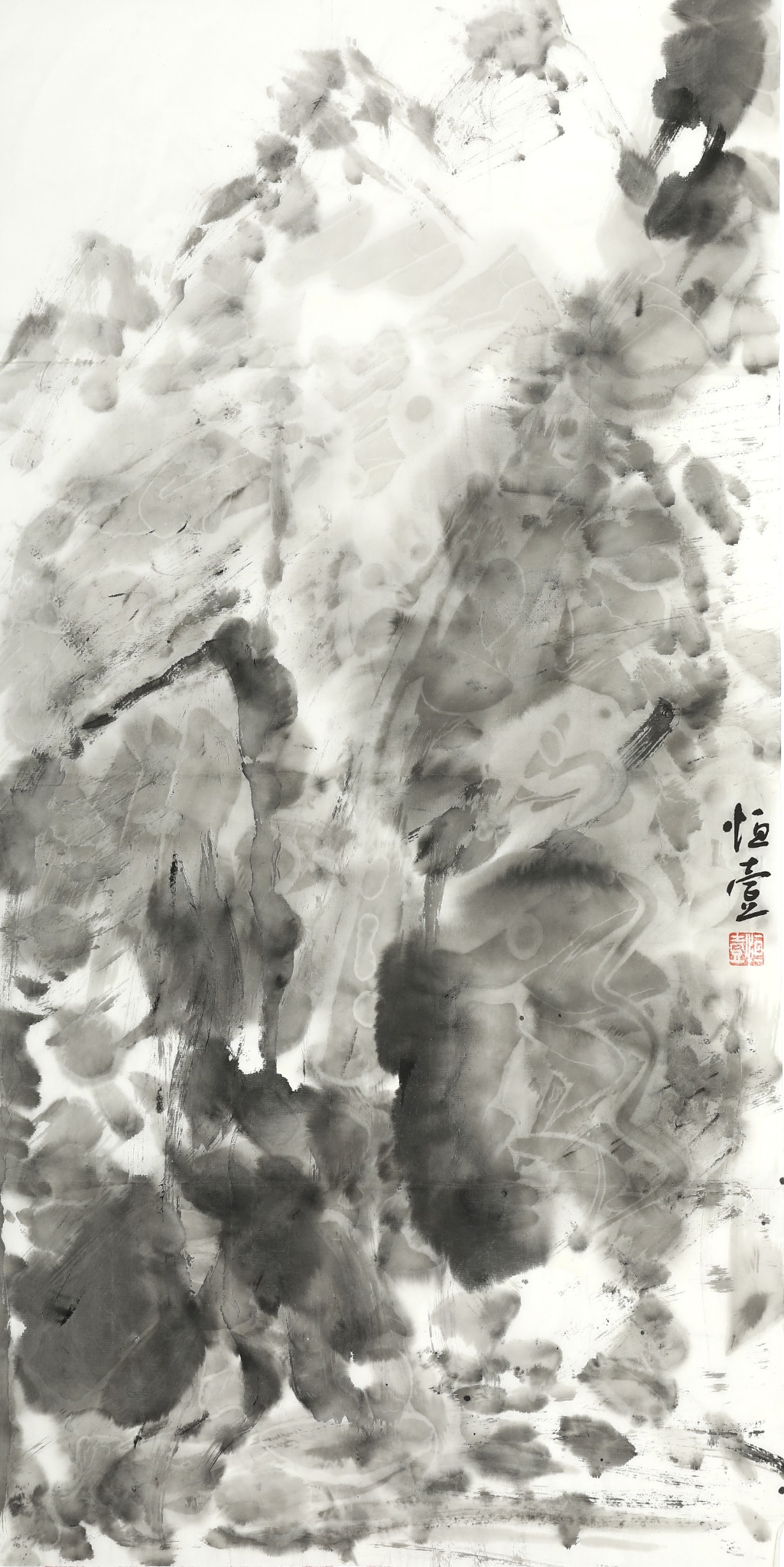 王朝晖《云起千嶂》当代中国抽象水墨画